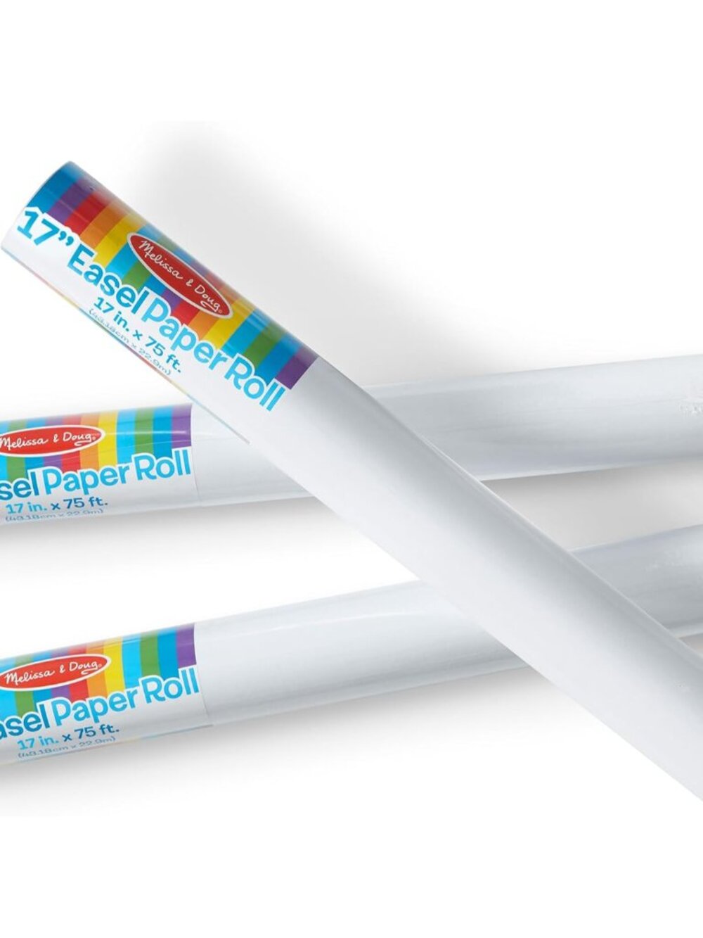 Deluxe Easel Paper Roll Replacement 17 inches x 75 feet - 3-Pack Deluxe Easel Pa